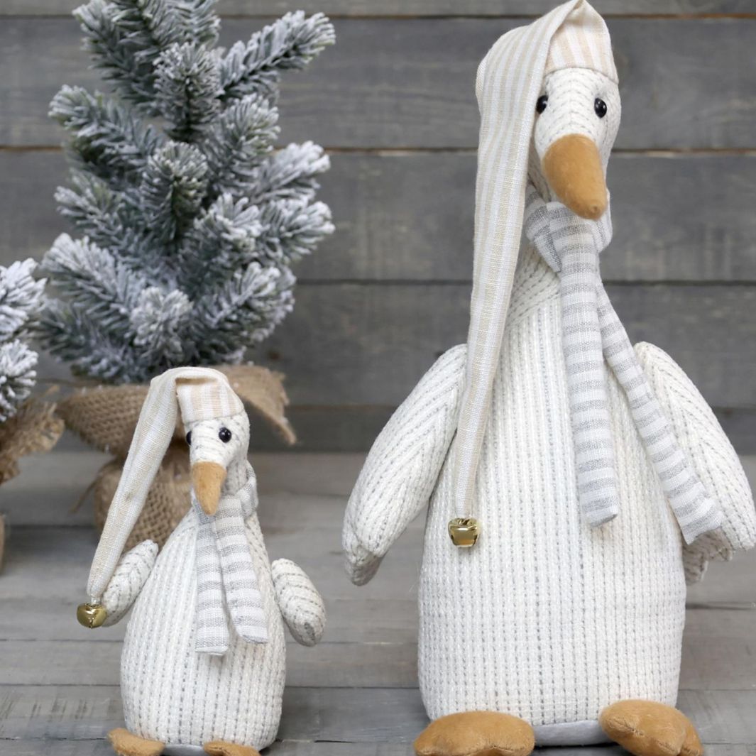 Gustav Goose - Cream Stripe (Small / Medium) - Stanley and Floyd