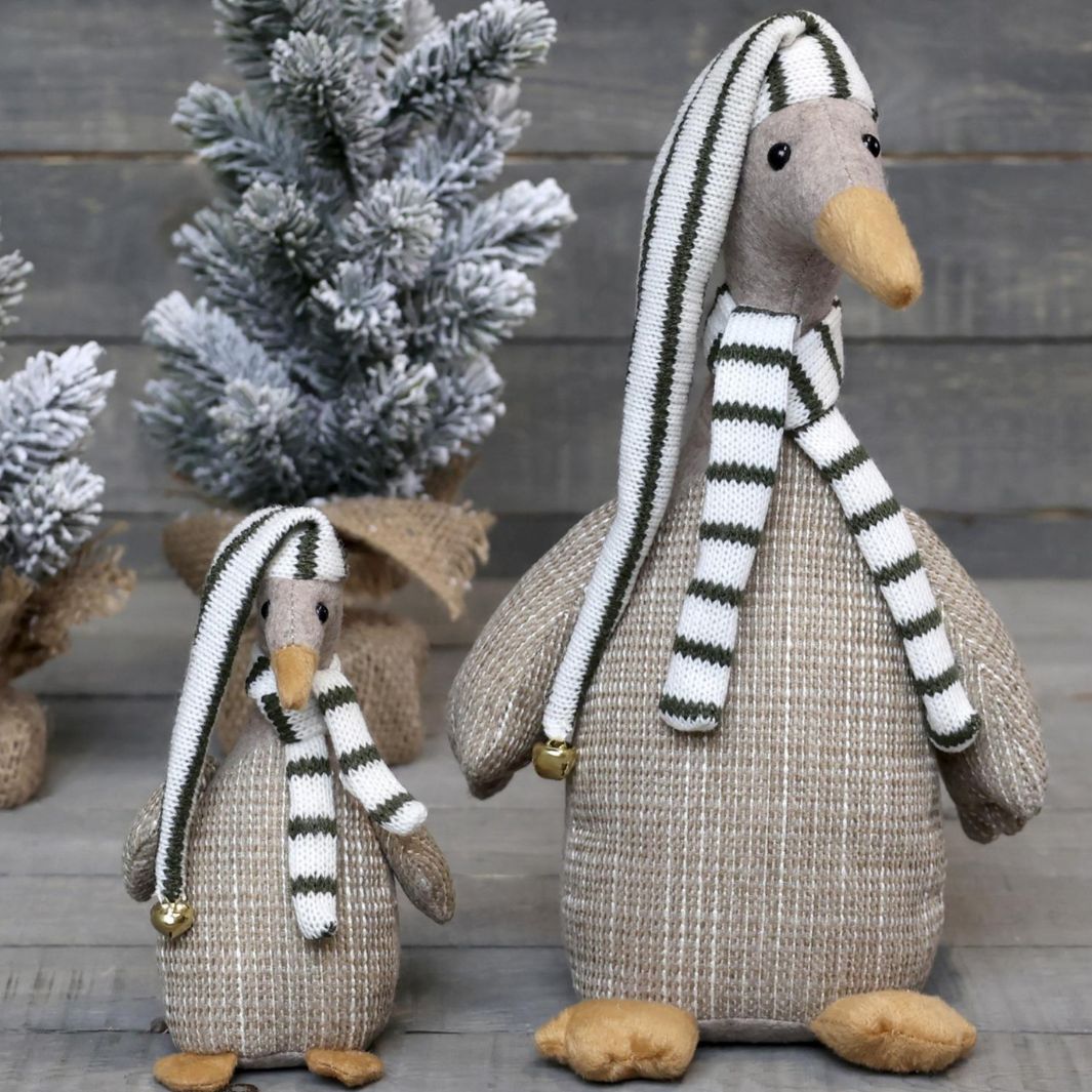Gustav Goose - Linen Stripe (Small / Medium) - Stanley and Floyd