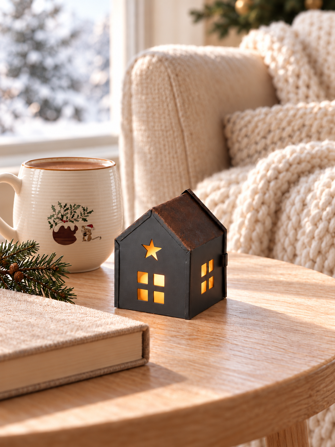 Small Star Metal House, 10cm