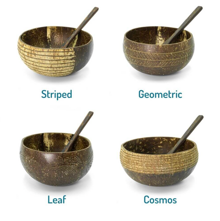 Coconut Bowl  & Spoon Set