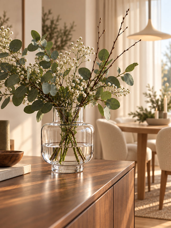 Aspen Clear Glass Vase