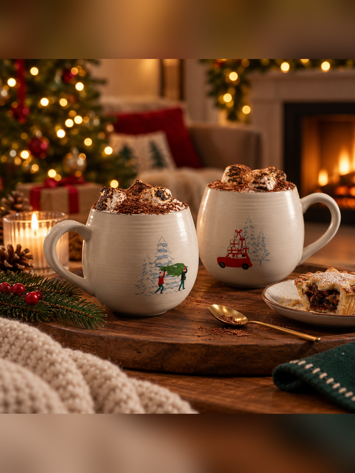Home for Christmas Stoneware Mug