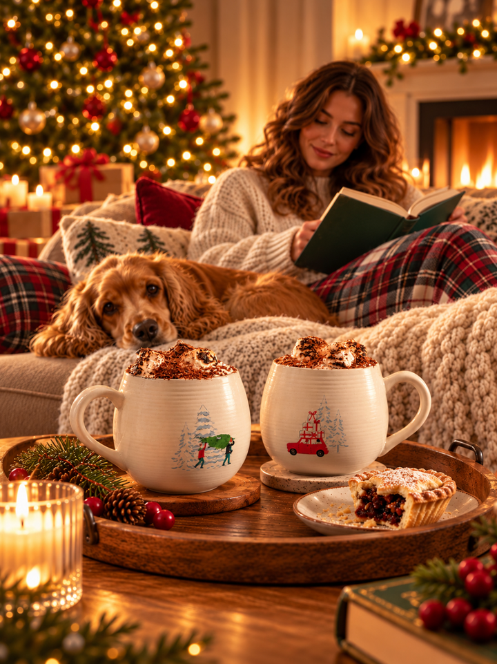 Home for Christmas Stoneware Mug