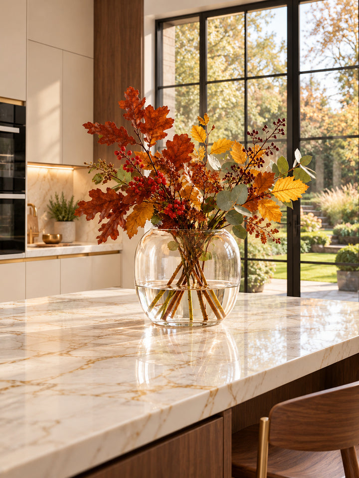 Curved Glass Vase