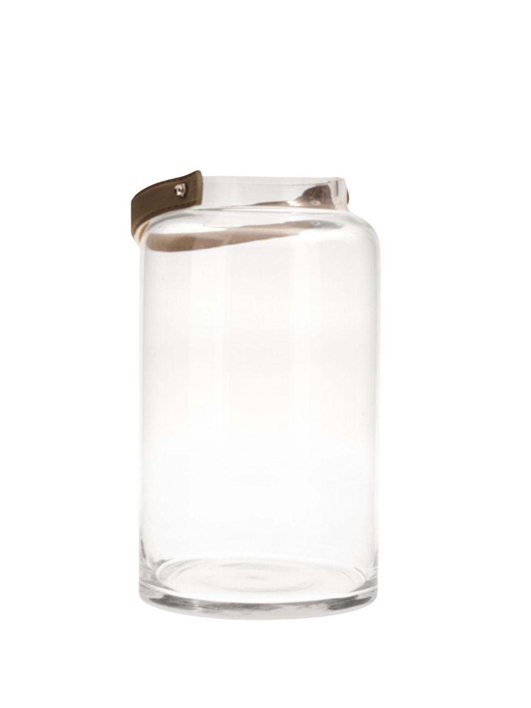 Hultsbruk Clear Glass Lantern with Faux Leather Handle - 2 sizes