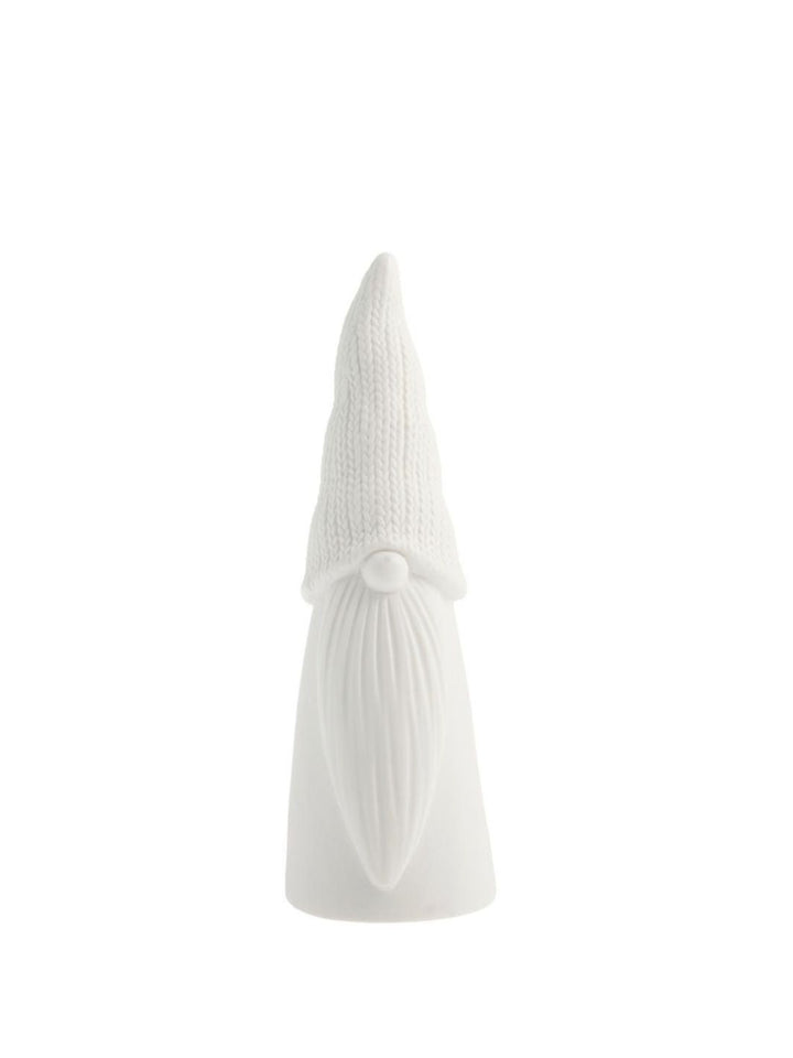 White Ceramic Santa – Medium, 19cm