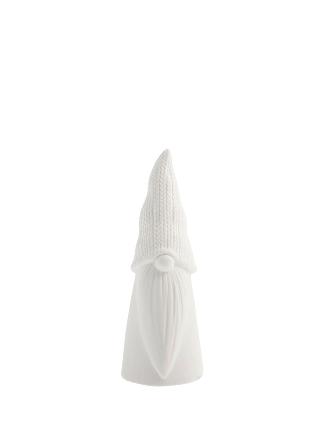 White Ceramic Santa – Small, 15cm