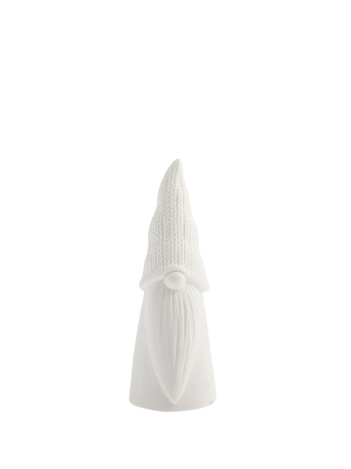 White Ceramic Santa – Small, 15cm