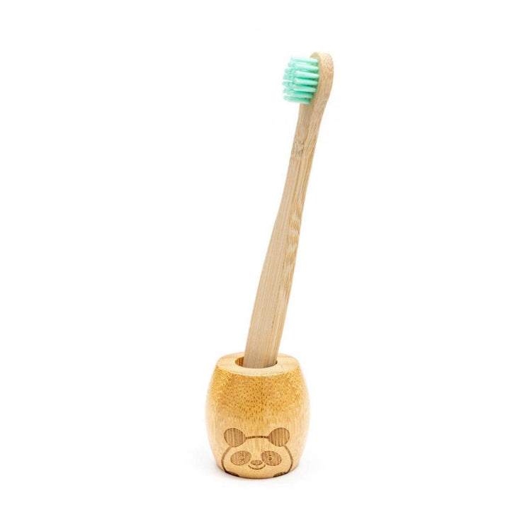 Child's Bamboo Toothbrush Stand - Stanley and Floyd