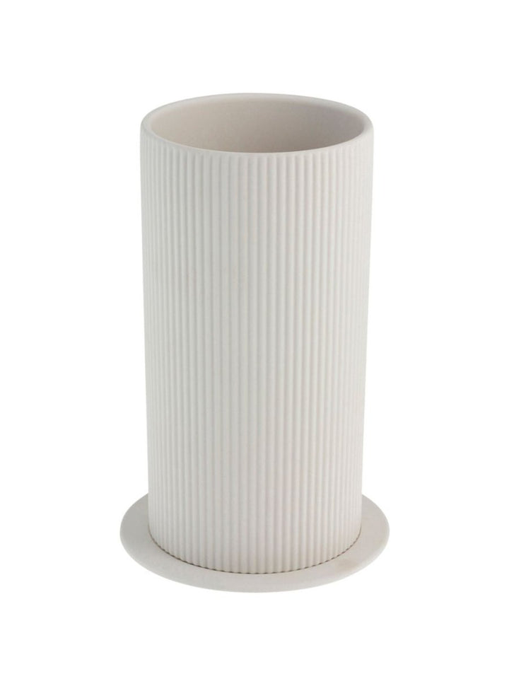 Ede White Ceramic Vase - Stanley and Floyd