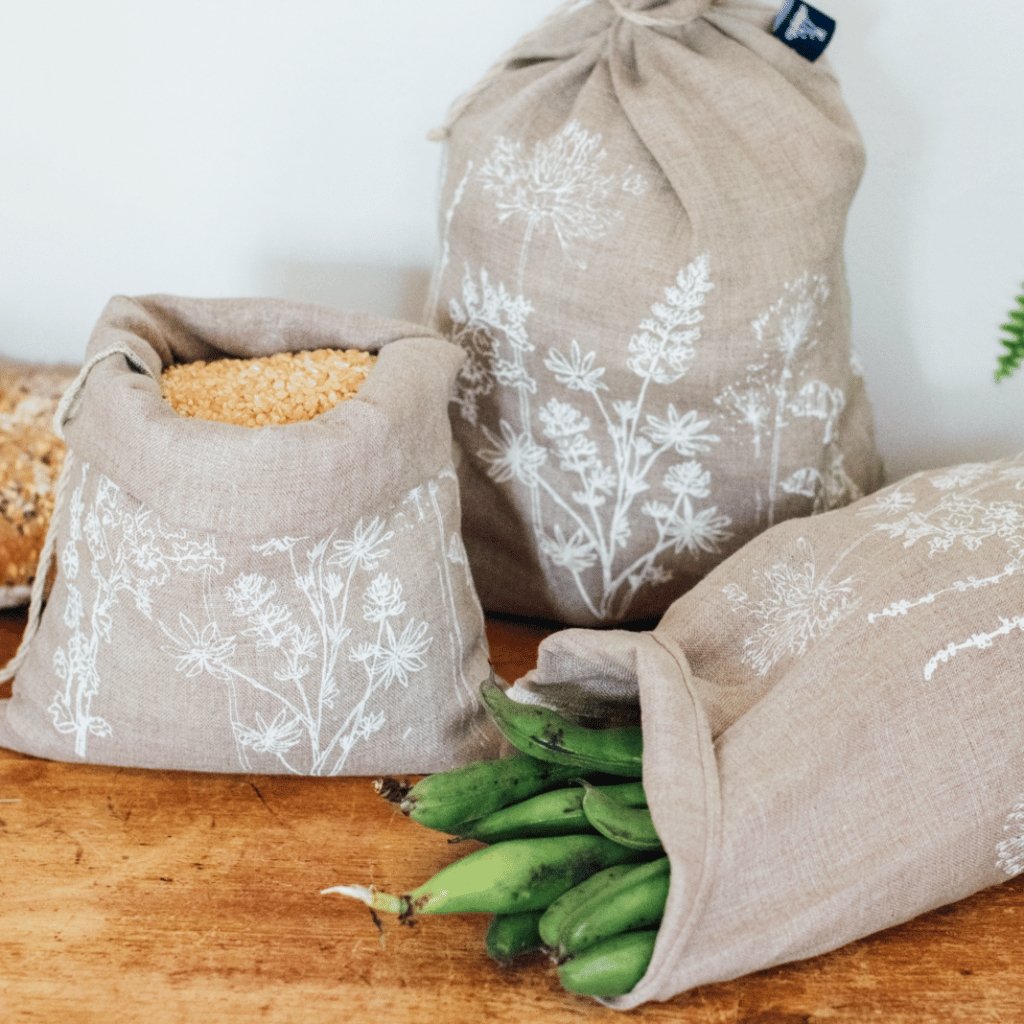 Linen Produce Bags - Set of 3 - Stanley and Floyd