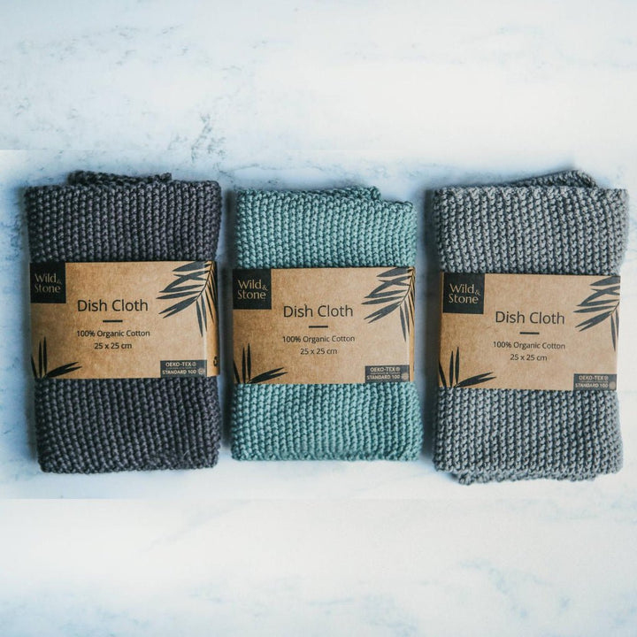Organic Cotton Dish Cloths - Stanley and Floyd